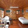main room with twin beds